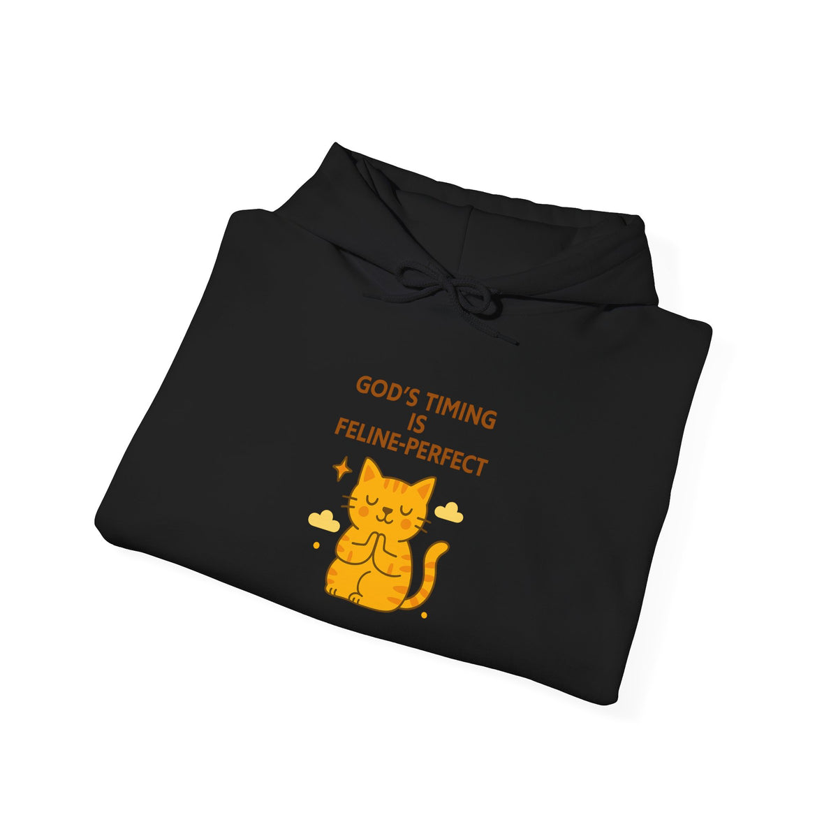 God’s Timing Is Feline-Perfect Hoodie