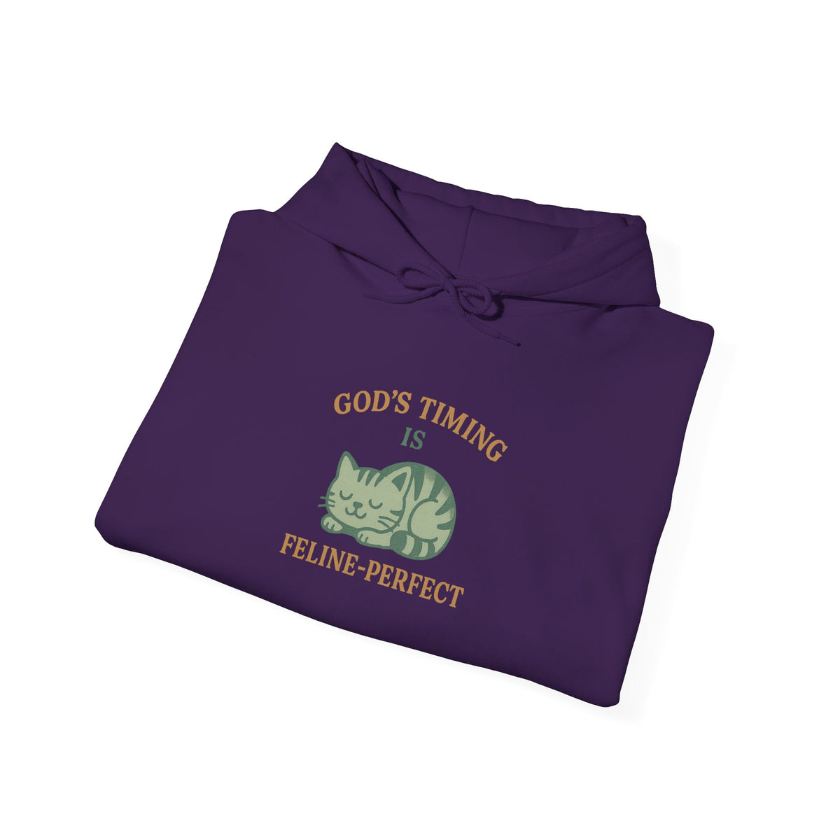 God’s Timing Is Feline-Perfect Hoodie