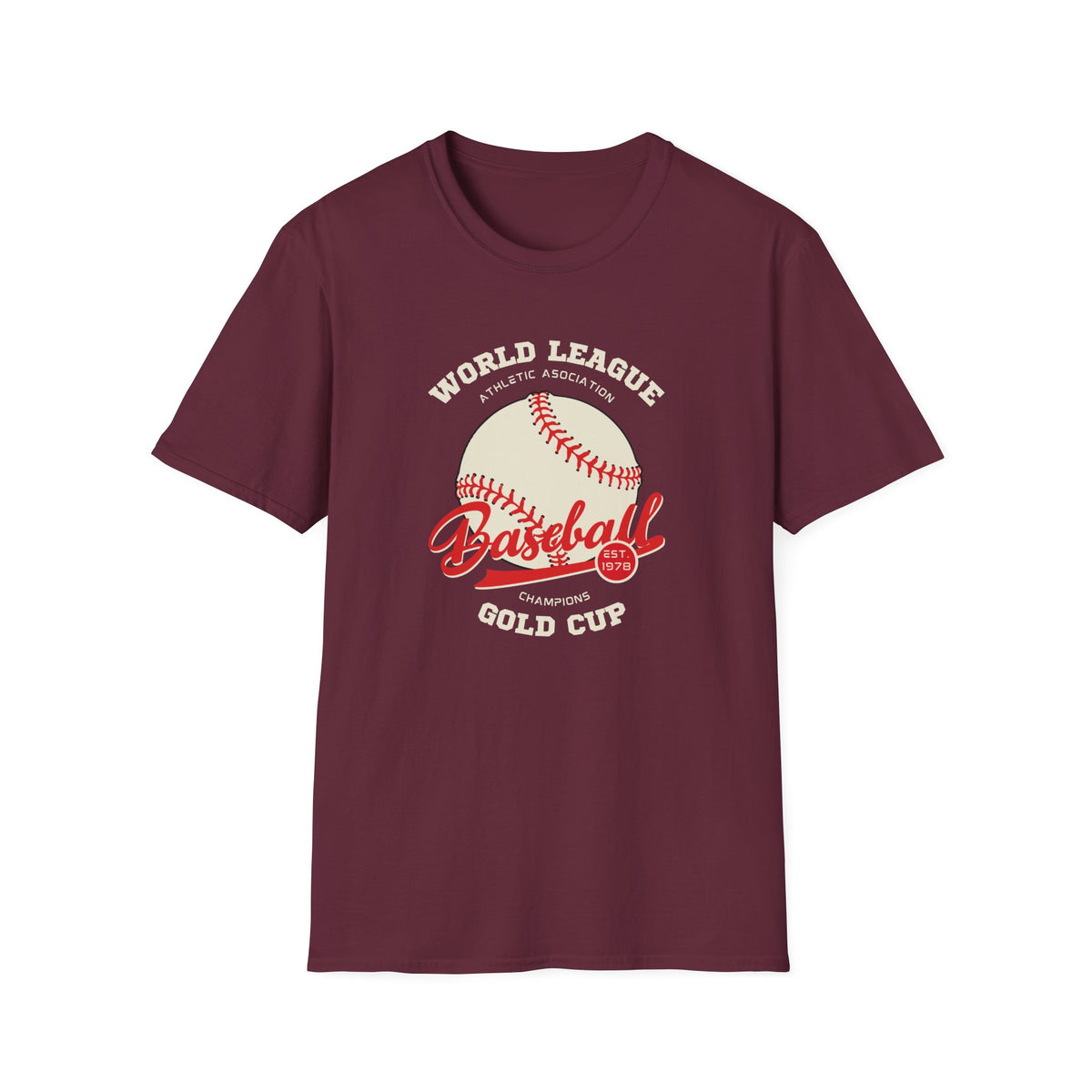 World League Athletic Asociation Baseball Champions Gold Cup T-Shirt