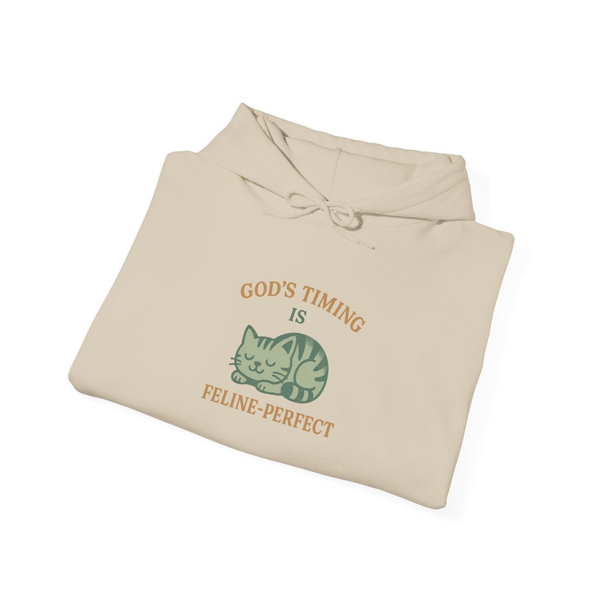 God’s Timing Is Feline-Perfect Hoodie