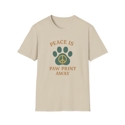 Peace Is Paw Print Away T-Shirt