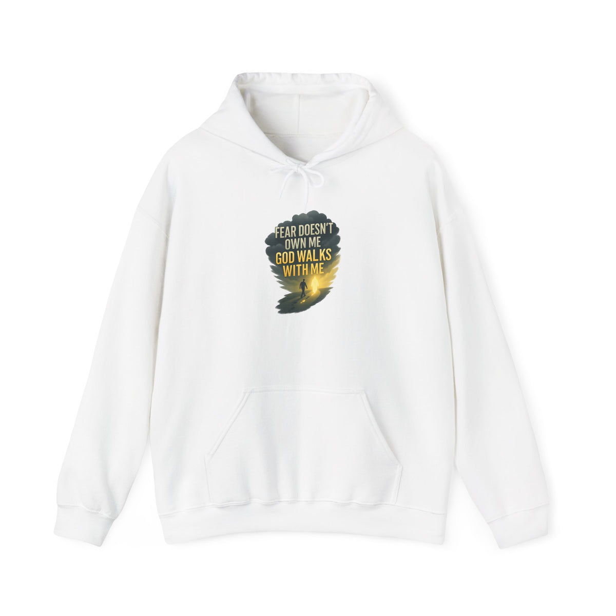 Fear Doesn’t Own Me God Walks With Me  Hoodie