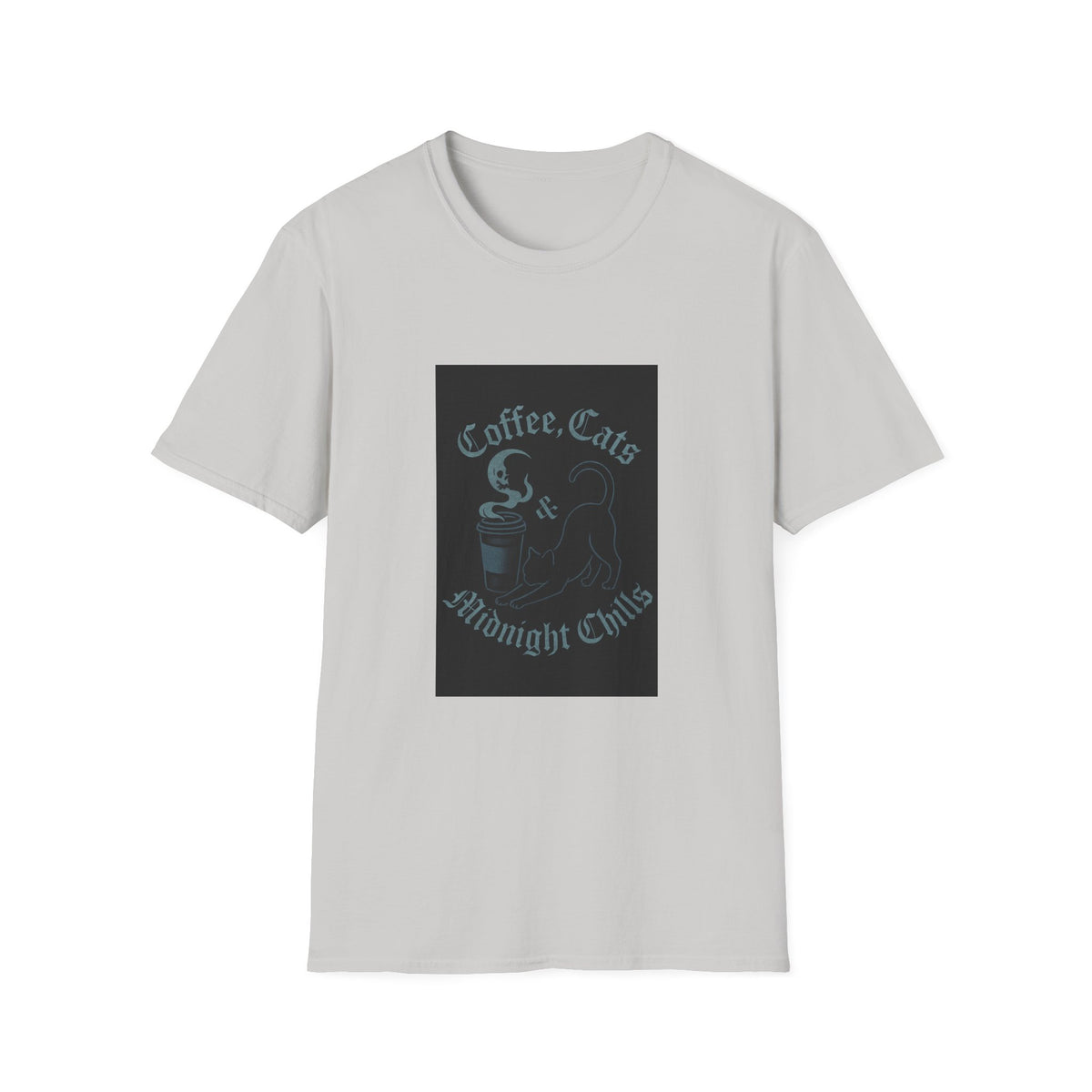 Coffee Cats & Midnight Chills T-Shirt