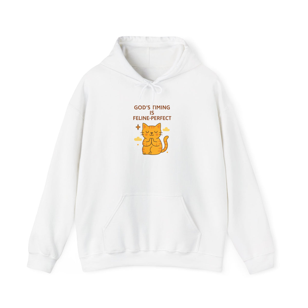 God’s Timing Is Feline-Perfect Hoodie