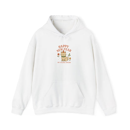 Happy New Year My Feline Friend Hoodie