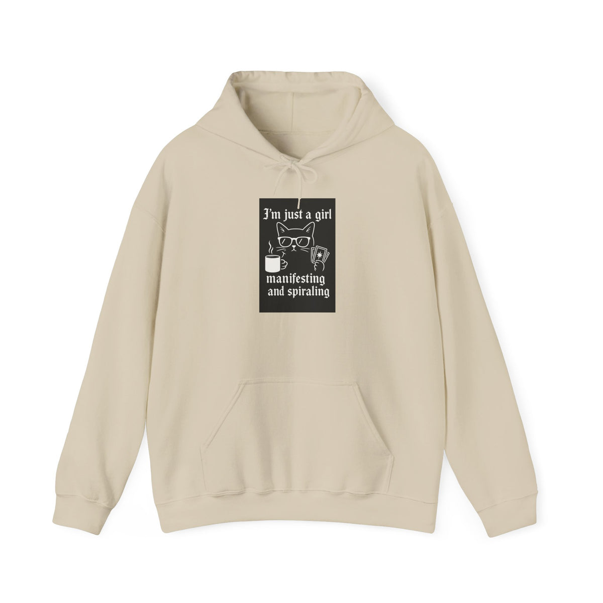 3’m Just a Girl Manifesting and Spiraling Hoodie