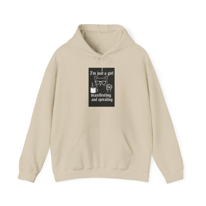 3’m Just a Girl Manifesting and Spiraling Hoodie