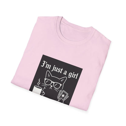 I’m Just a Girl Dashboa Manifesting and Spiraling T-Shirt