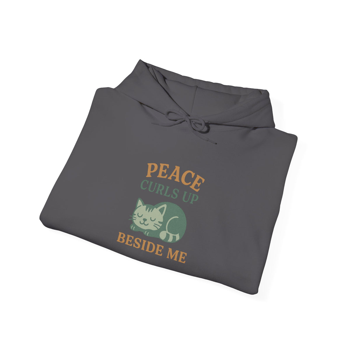 Peace Curls up Beside Me Hoodie