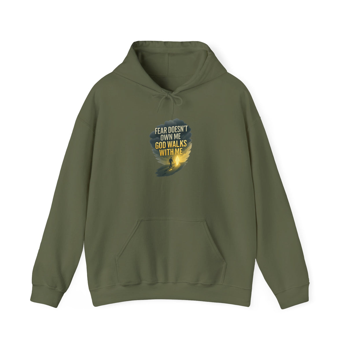 Fear Doesn’t Own Me God Walks With Me  Hoodie
