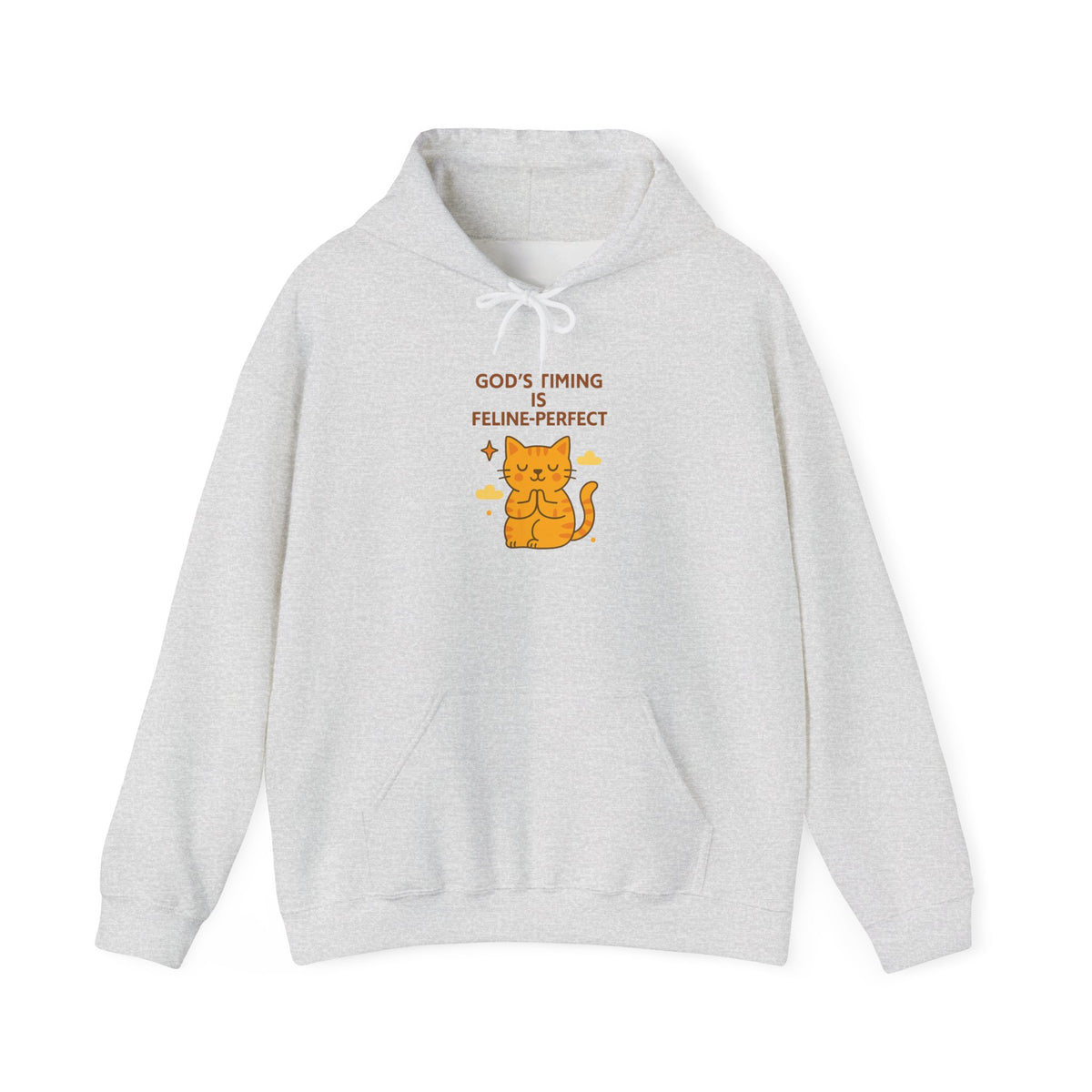 God’s Timing Is Feline-Perfect Hoodie