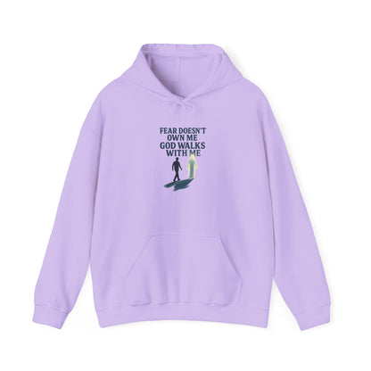 Fear Doesn’t Own Me God Walks With Me  Hoodie