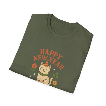 Happy New Year My Feline Friend T-Shirt