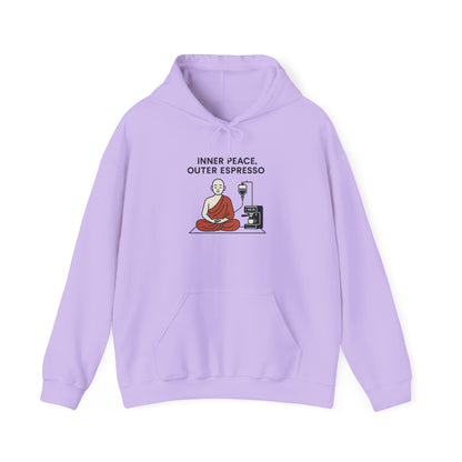 Inner Peace, Outer Espresso Hoodie