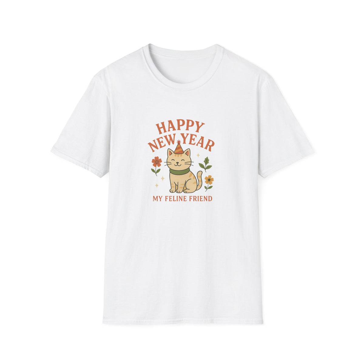 Happy New Year My Feline Friend T-Shirt