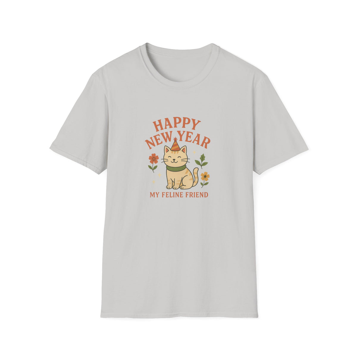 Happy New Year My Feline Friend T-Shirt