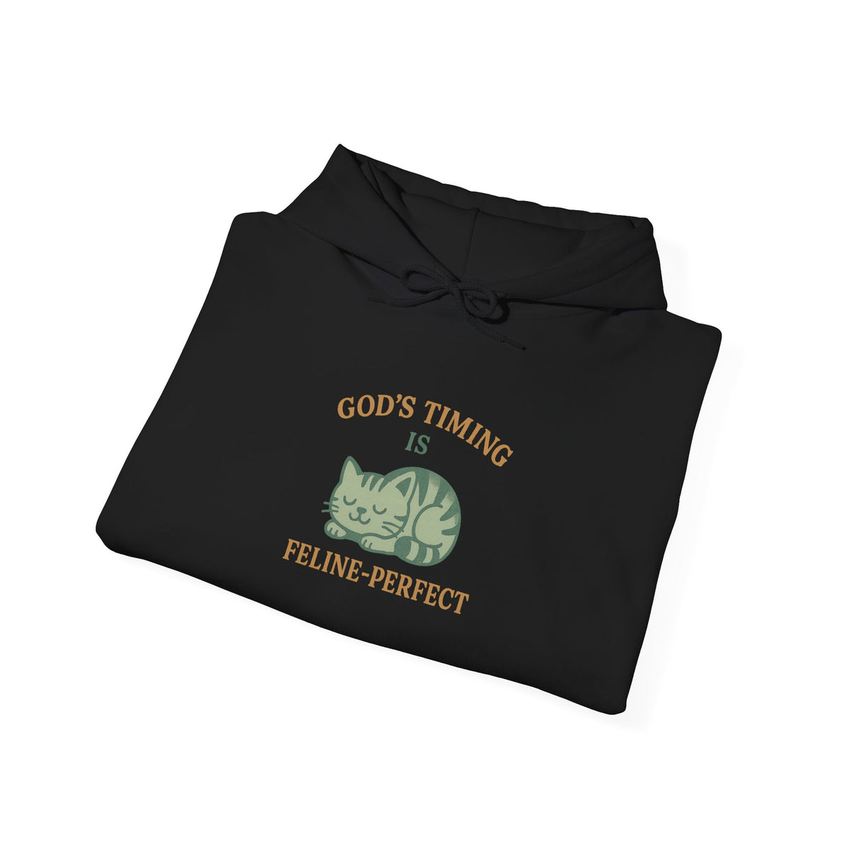 God’s Timing Is Feline-Perfect Hoodie