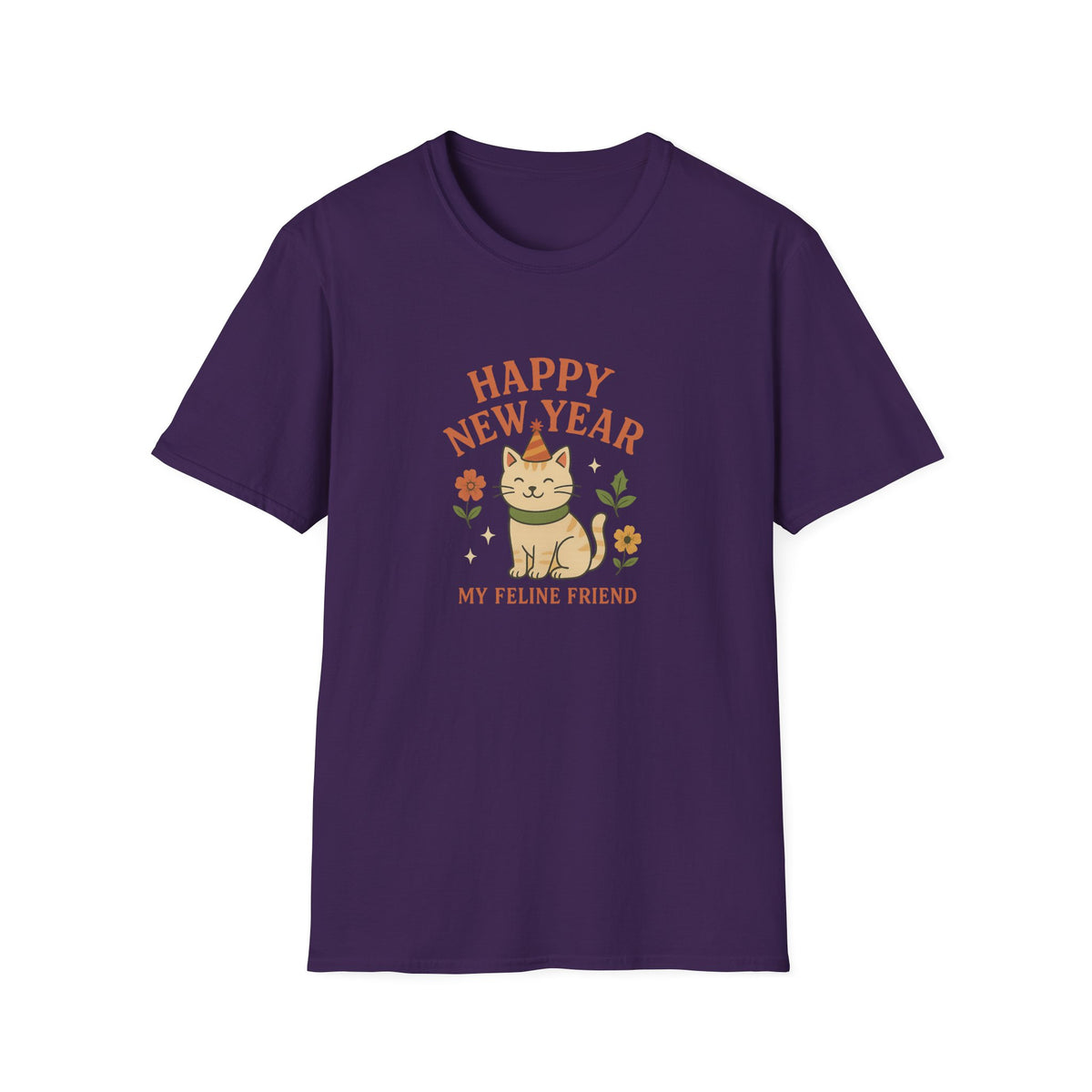 Happy New Year My Feline Friend T-Shirt