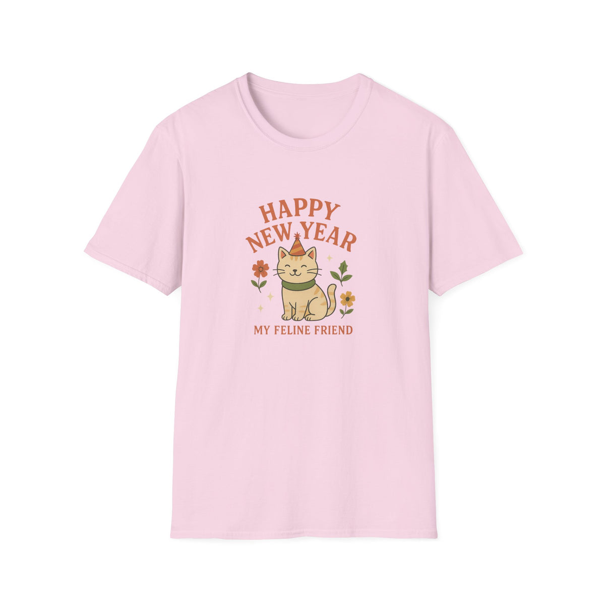 Happy New Year My Feline Friend T-Shirt