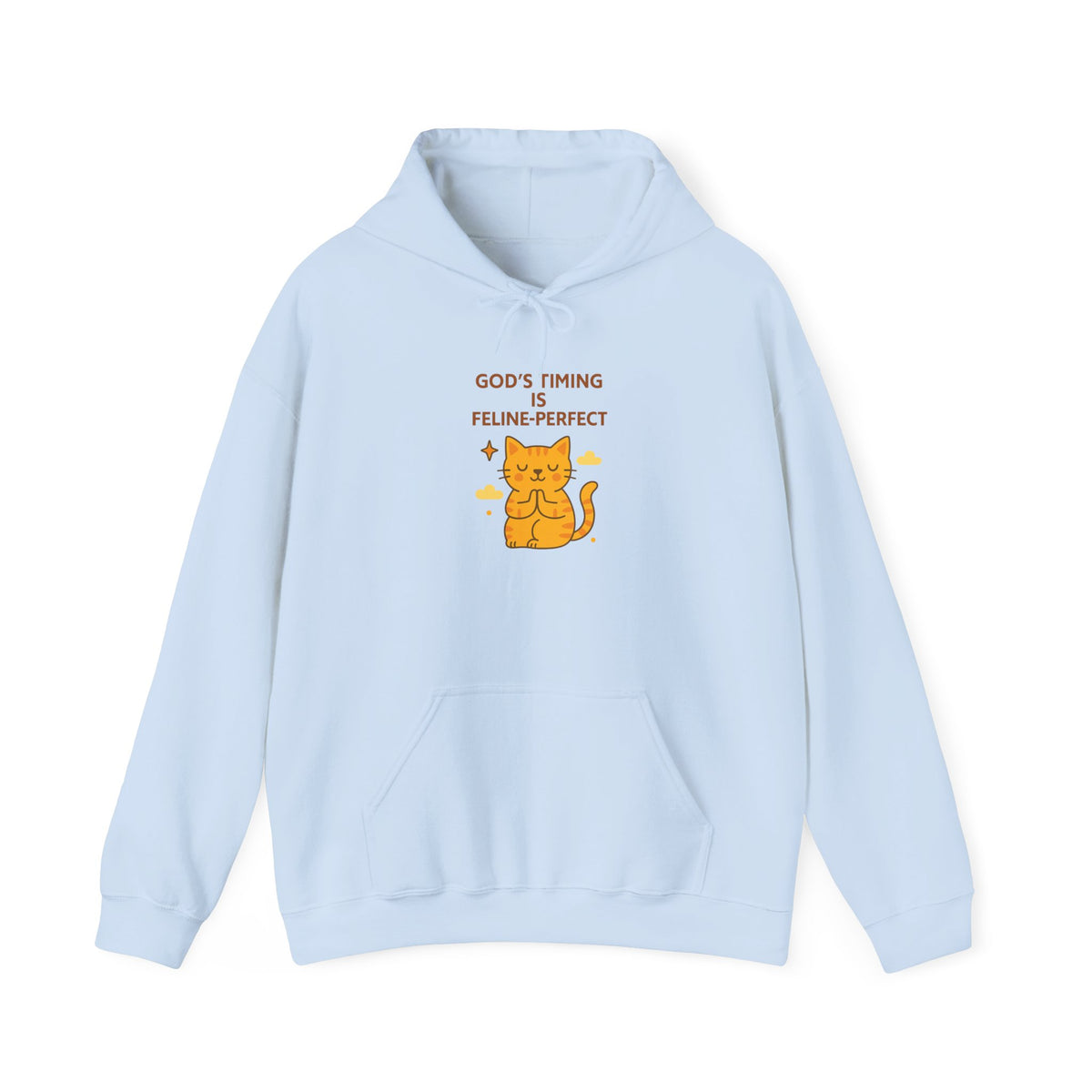 God’s Timing Is Feline-Perfect Hoodie