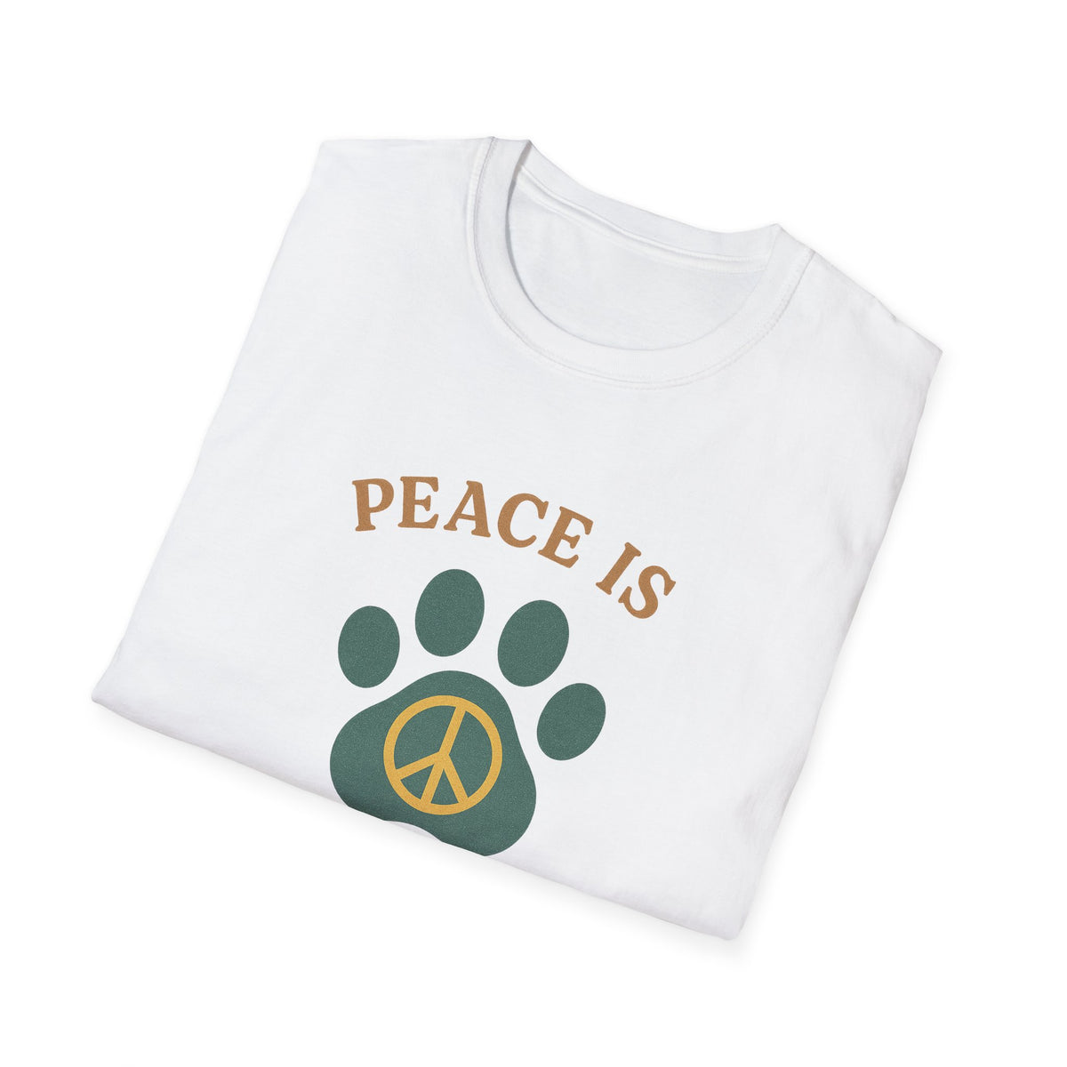 Peace Is Paw Print Away T-Shirt