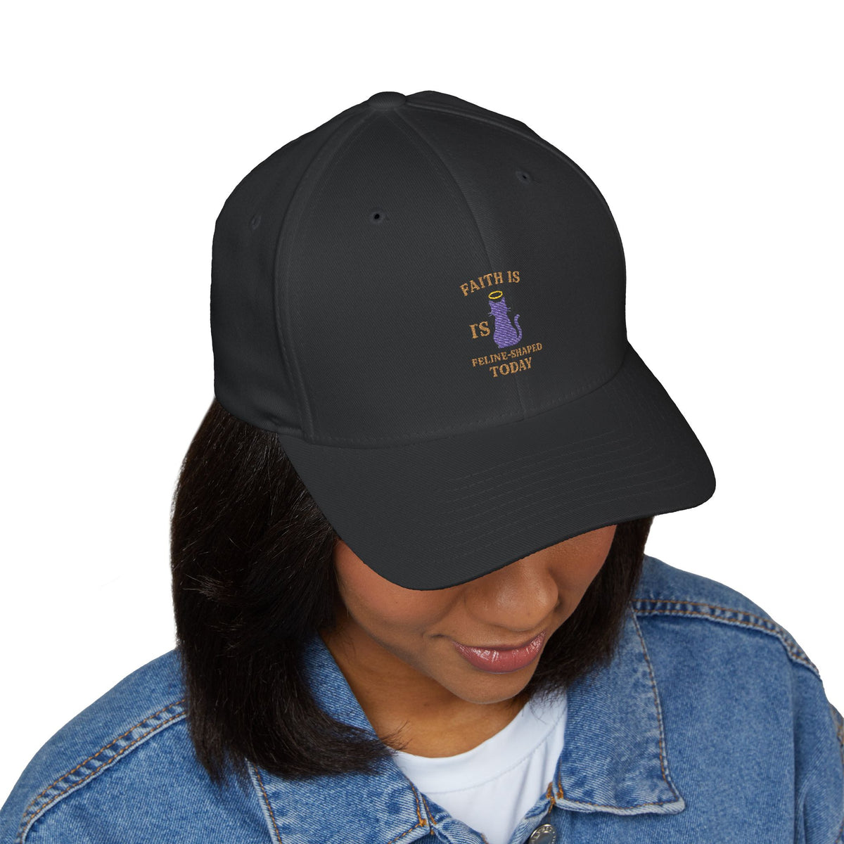 Faith Is Is Feline-Shaped Today Hat