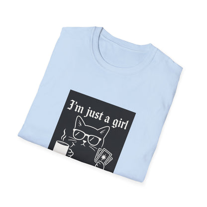 I’m Just a Girl Dashboa Manifesting and Spiraling T-Shirt