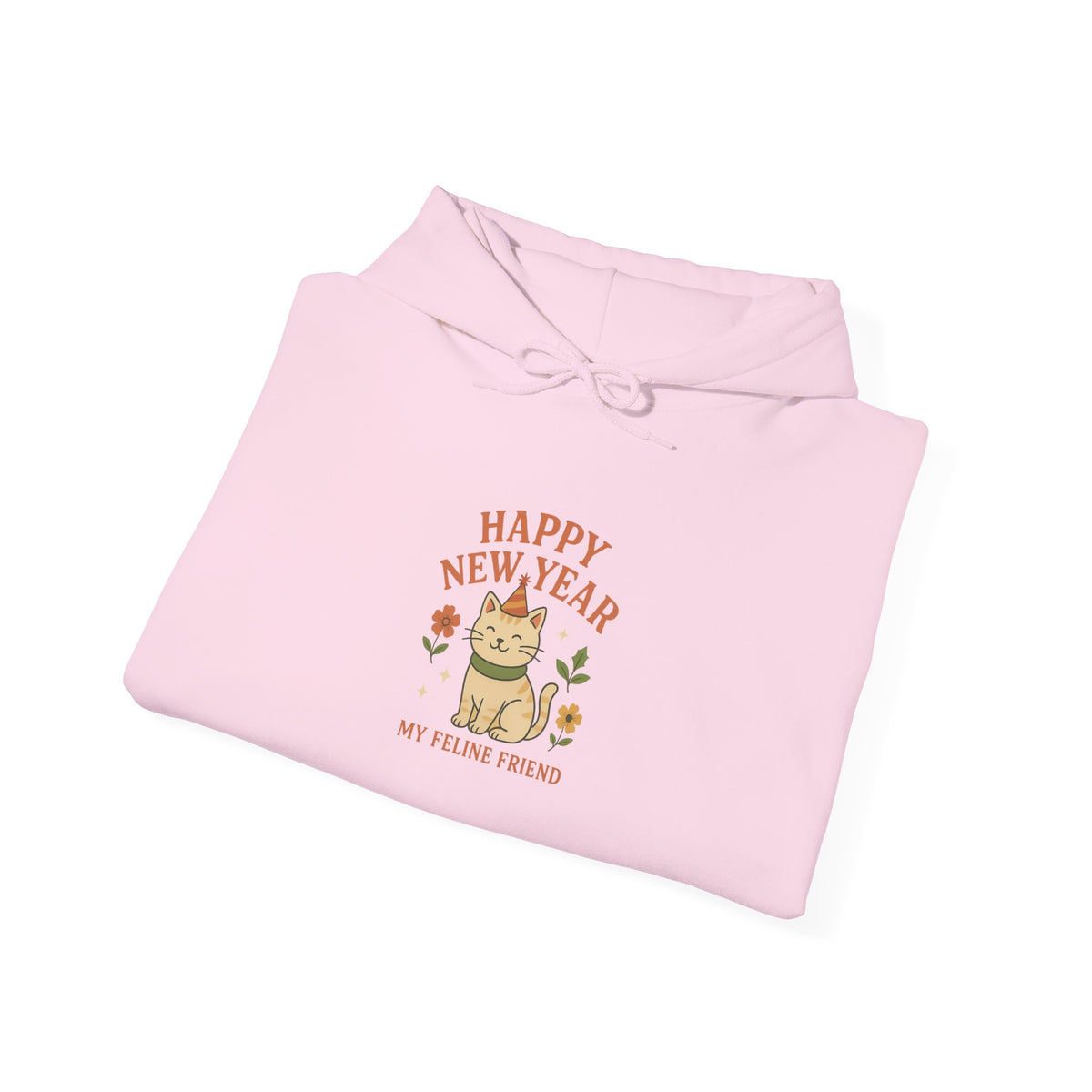 Happy New Year My Feline Friend Hoodie