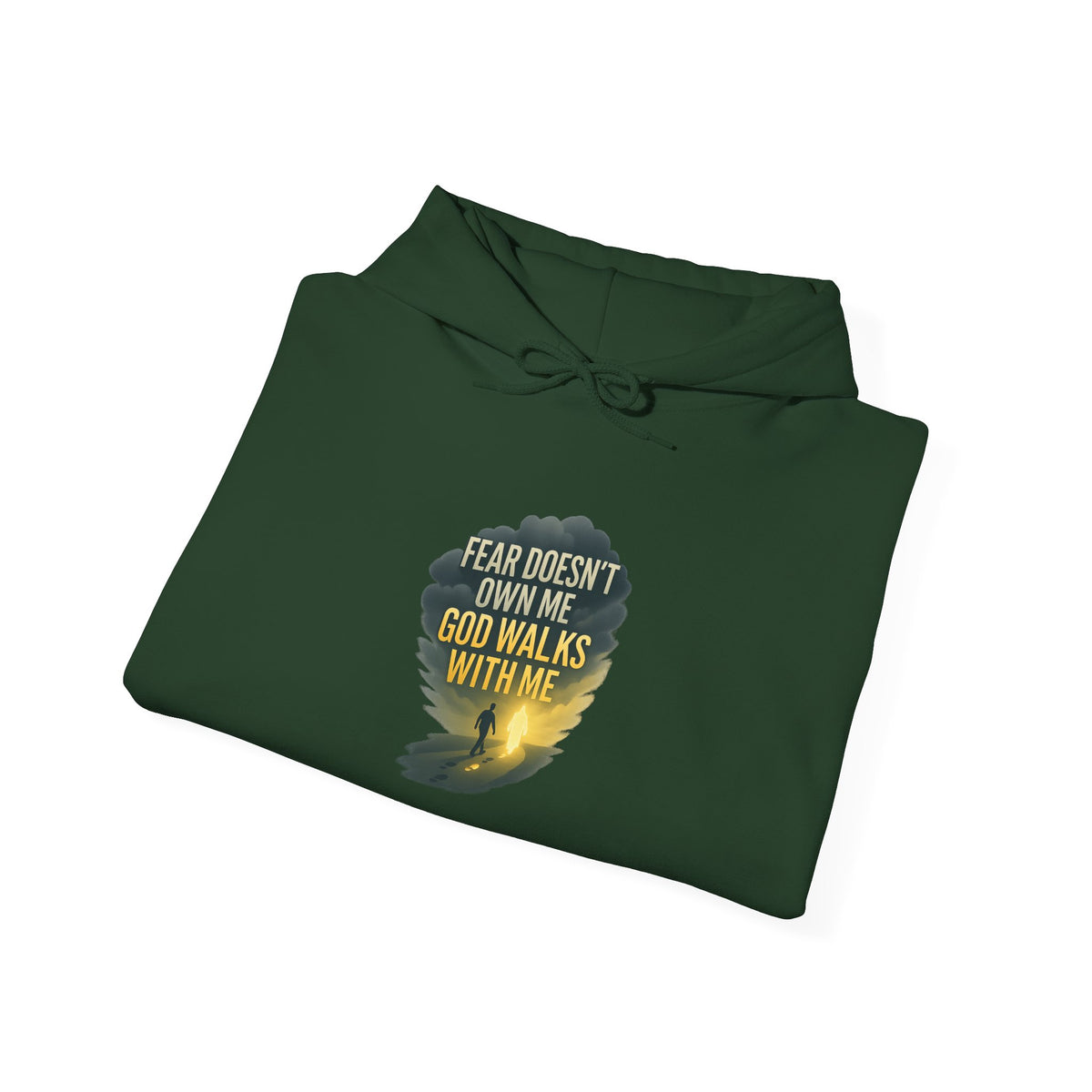 Fear Doesn’t Own Me God Walks With Me  Hoodie