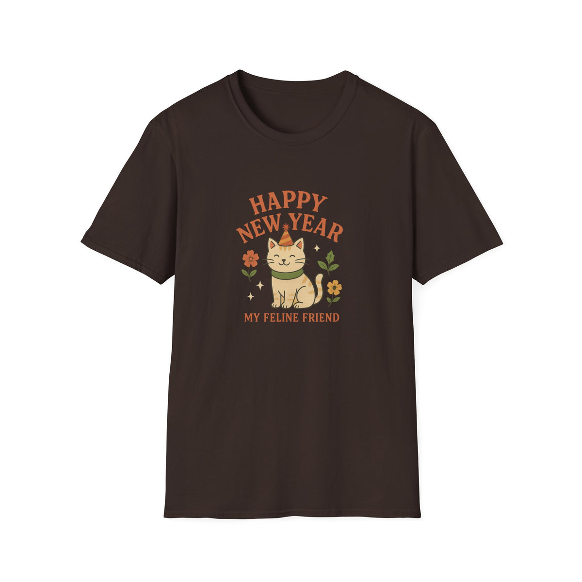 Happy New Year My Feline Friend T-Shirt