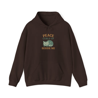 Peace Curls up Beside Me Hoodie