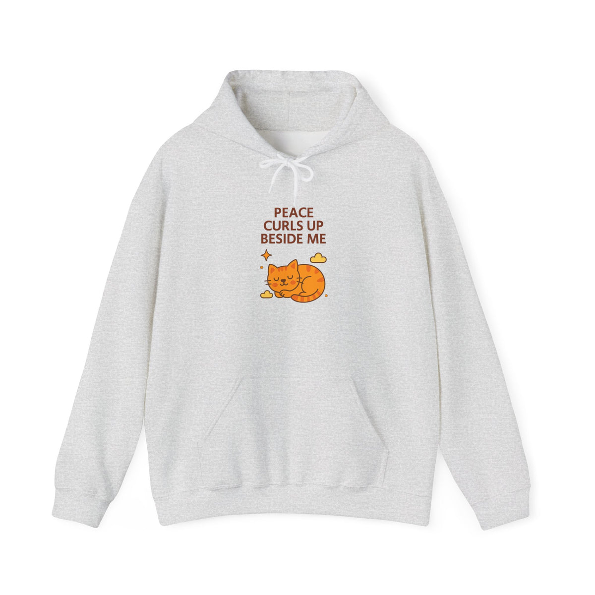 Peace Curls up Beside Me Hoodie