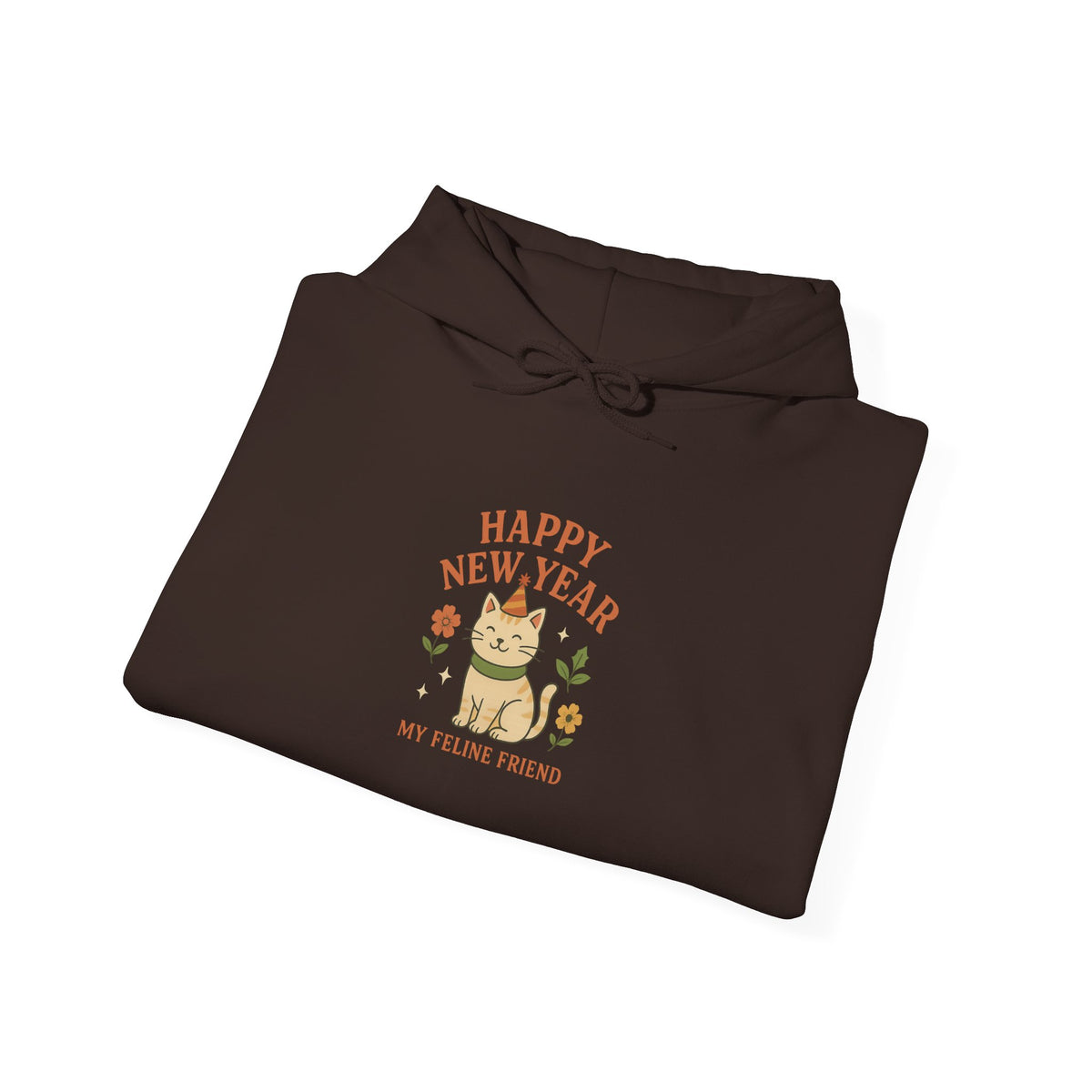 Happy New Year My Feline Friend Hoodie